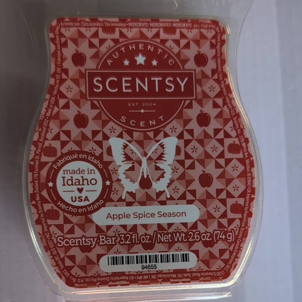 Apple Spice Season Scent Bar - Warm Red